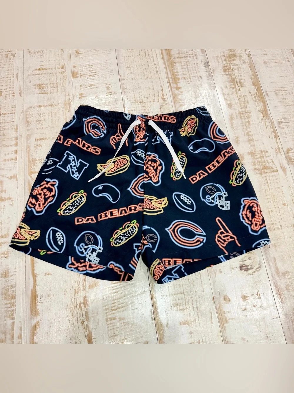 Chubbies NFL Chicago Bears Classic Swim Trunks 5.5” Like New